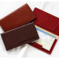 Business Leather Checkbook Cover